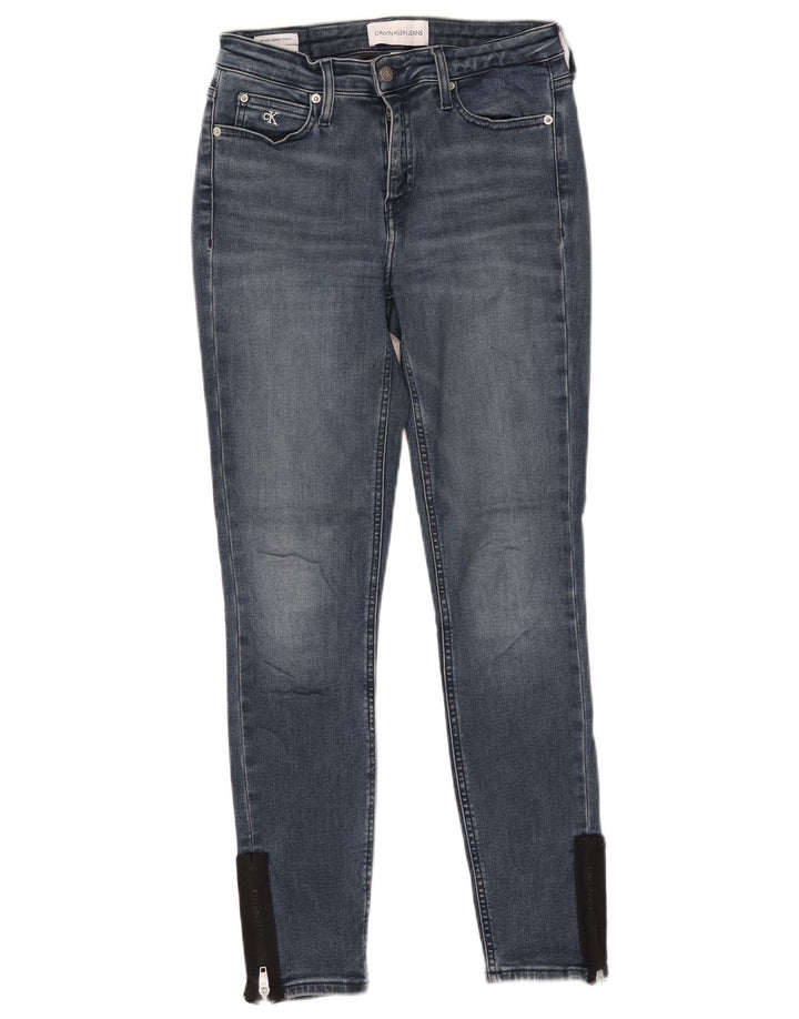 Calça jeans skinny feminina CALVIN KLEIN cintura média W28 L27 algodão azul