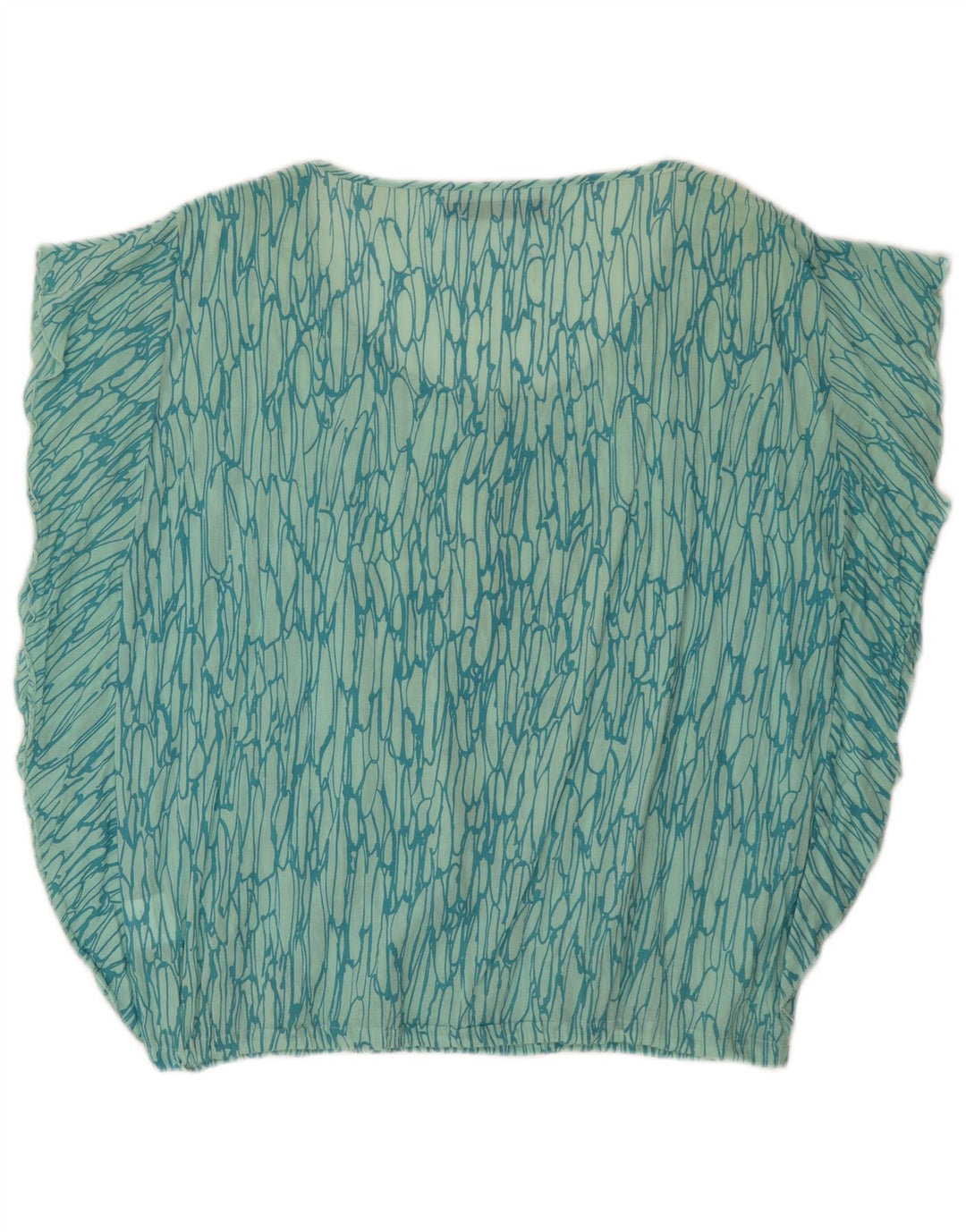 Blusa Feminina Calvin Klein Jeans com Padrão Abstrato Top Reino Unido 16 Grande Verde