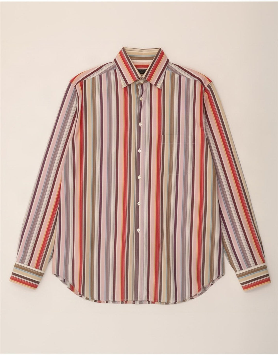 Camisa masculina Harris&Harold XL de algodão listrado multicolorido