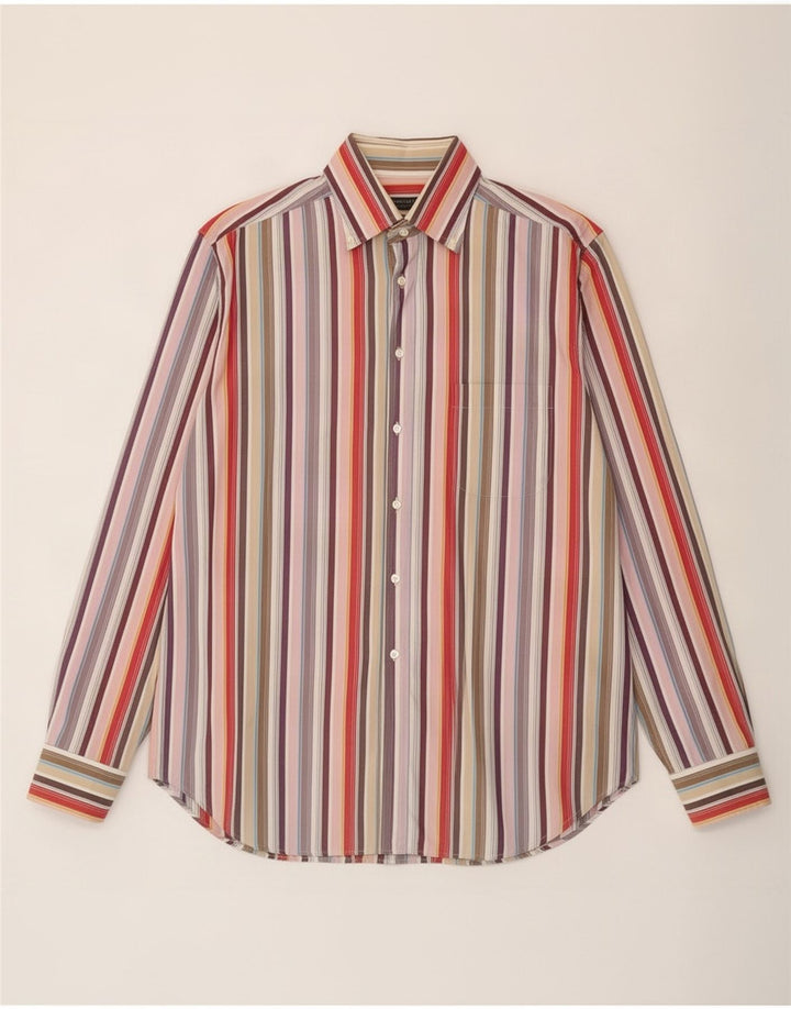 Camisa masculina Harris&Harold XL de algodão listrado multicolorido