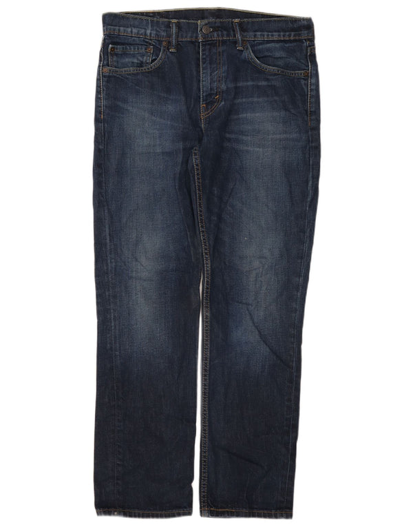 Levi's Masculino 511 Slim Jeans W33 L30 Azul Marinho Algodão