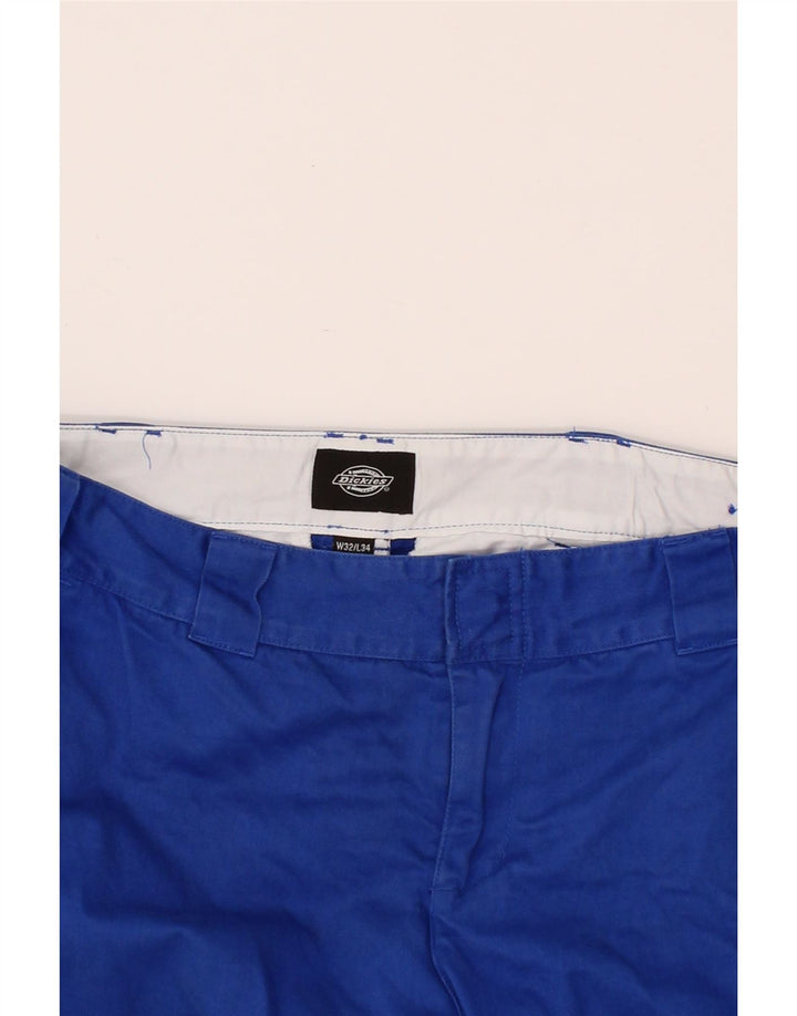 DICKIES Mens Straight Chino Trousers W32 L28 Blue Cotton Vintage Dickies and Second-Hand Dickies from Messina Hembry 