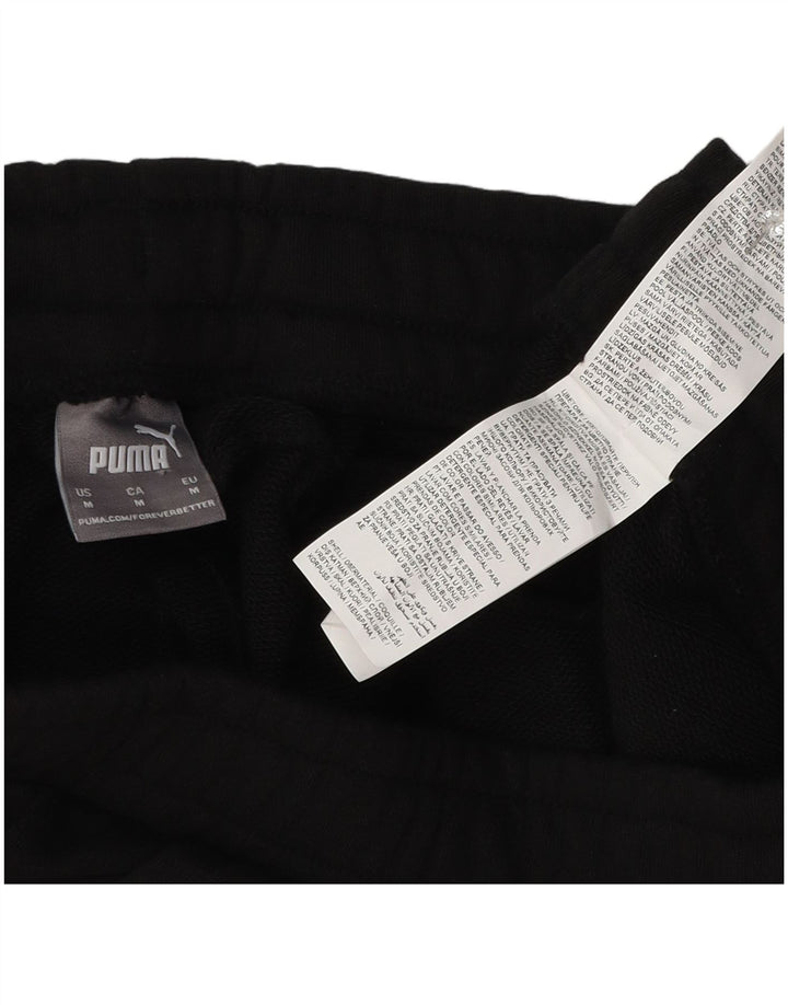 Shorts esportivos masculinos Puma médio preto algodão