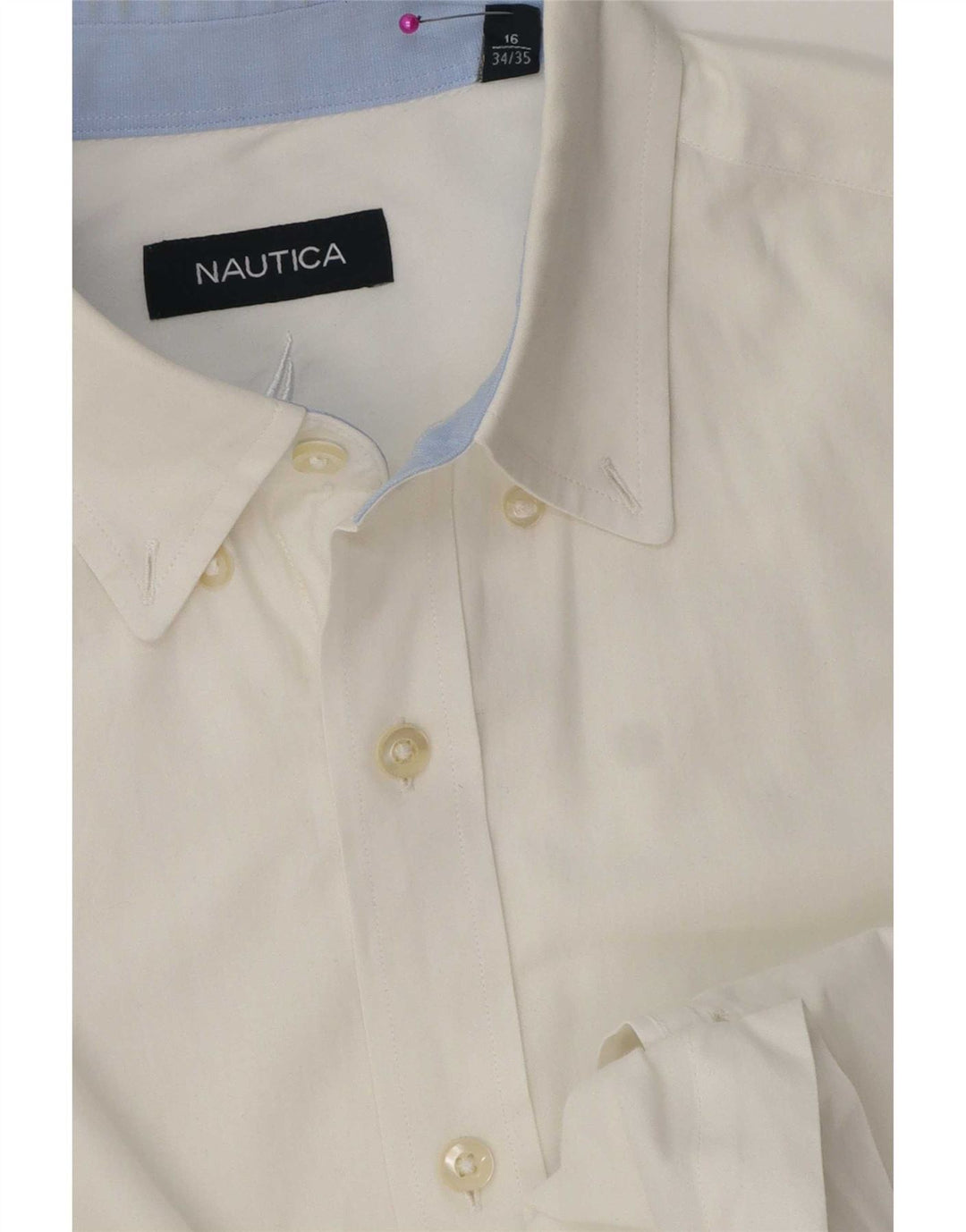 Camisa masculina Nautica tamanho 16 grande branca