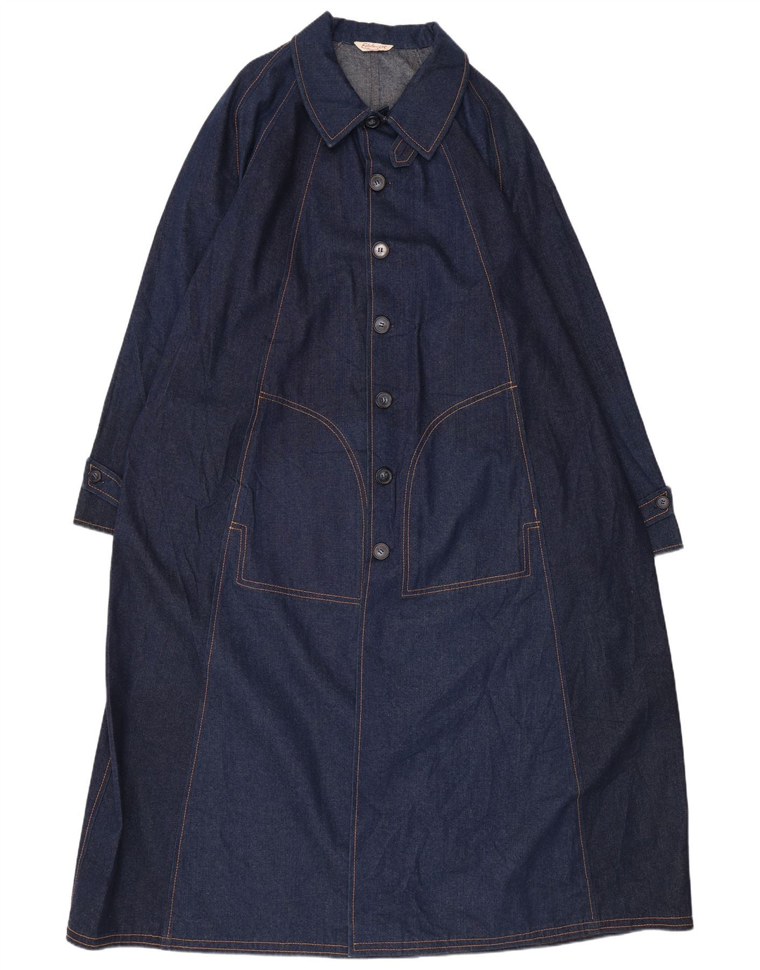 Casaco jeans masculino superdimensionado VINTAGE UK 18 XL azul marinho