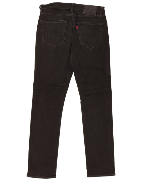 Levi's Masculino 511 Slim Jeans W31 L32 Algodão Preto
