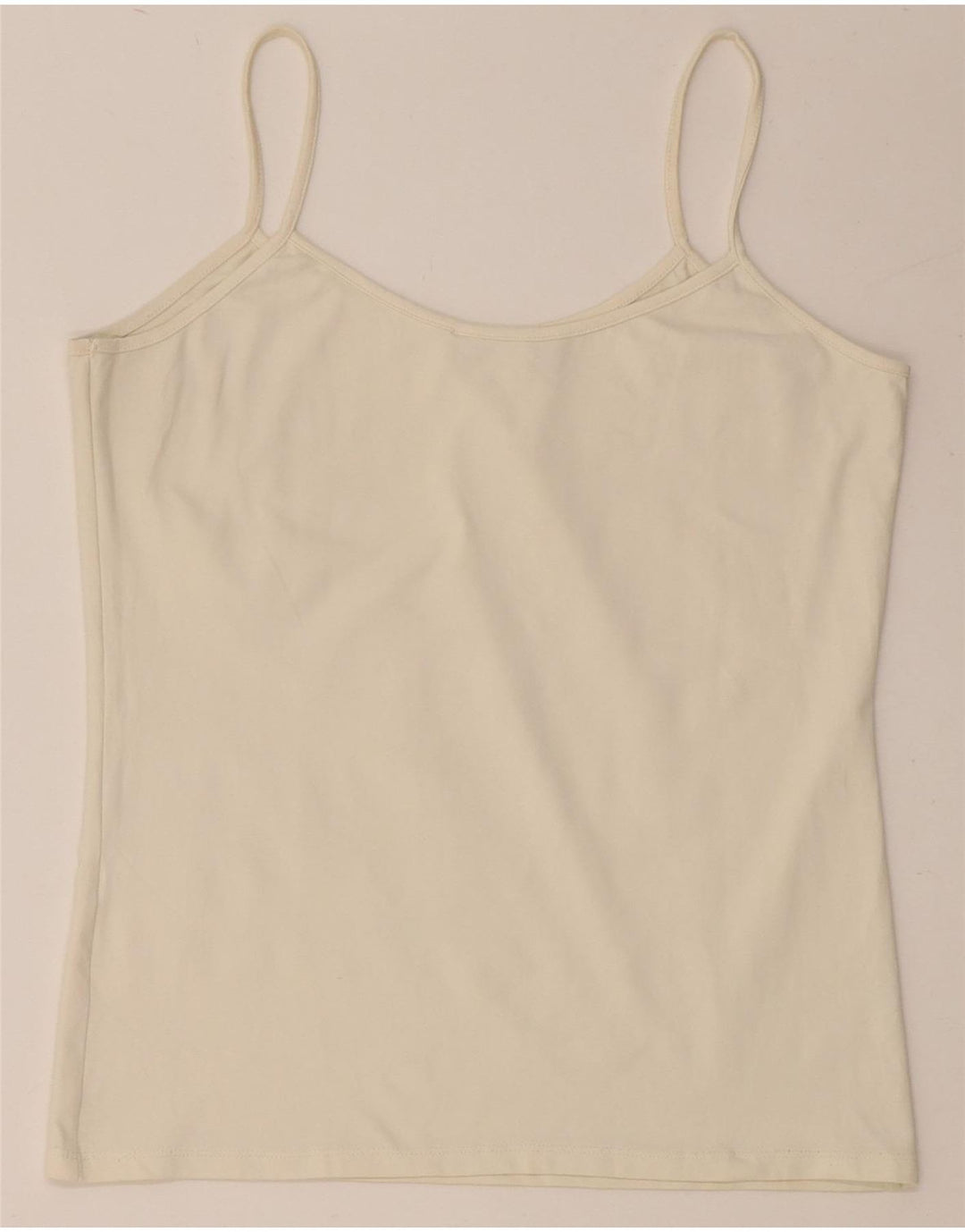 ZARA Womens Cami Top UK 14 Grande Off White