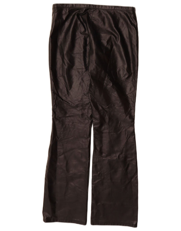 Calça casual feminina VINTAGE Bootcut US 9 médio W28 L30 preta