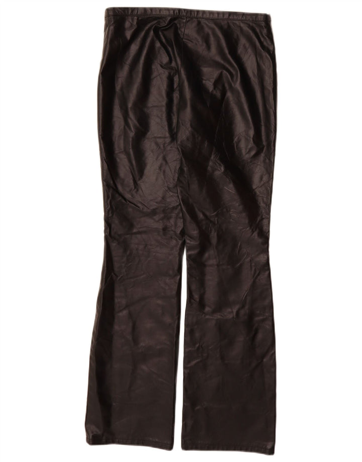 Calça casual feminina VINTAGE Bootcut US 9 médio W28 L30 preta