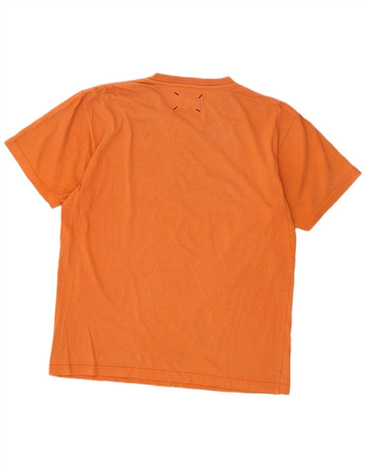 Camiseta masculina Champion grande algodão laranja