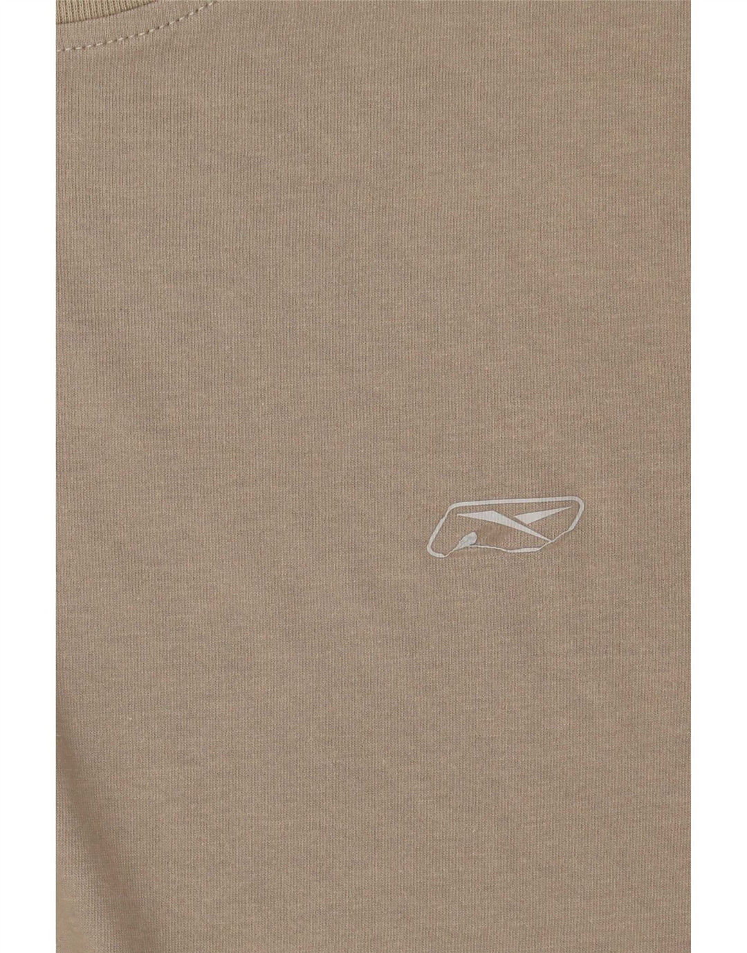 Camiseta masculina Reebok Top médio algodão cáqui