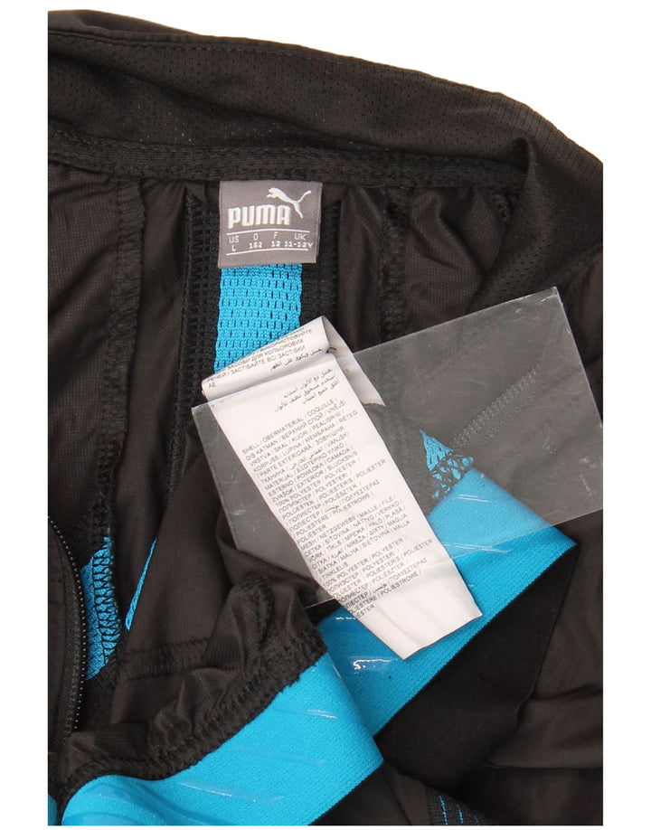 Casaco de treino PUMA Boys 11-12 anos preto poliéster