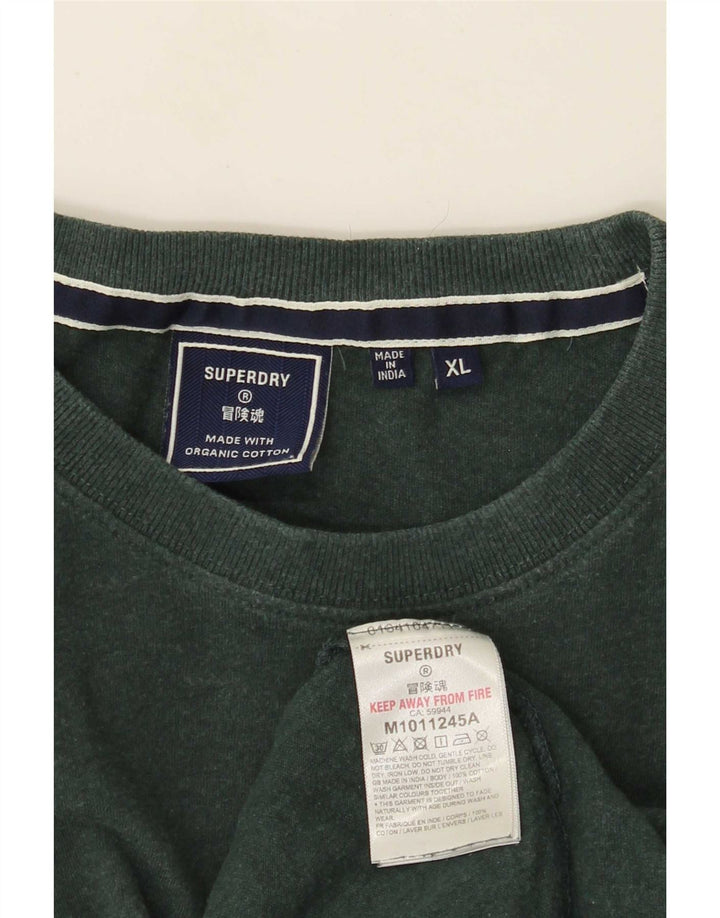 Camiseta masculina Superdry Top XL algodão verde