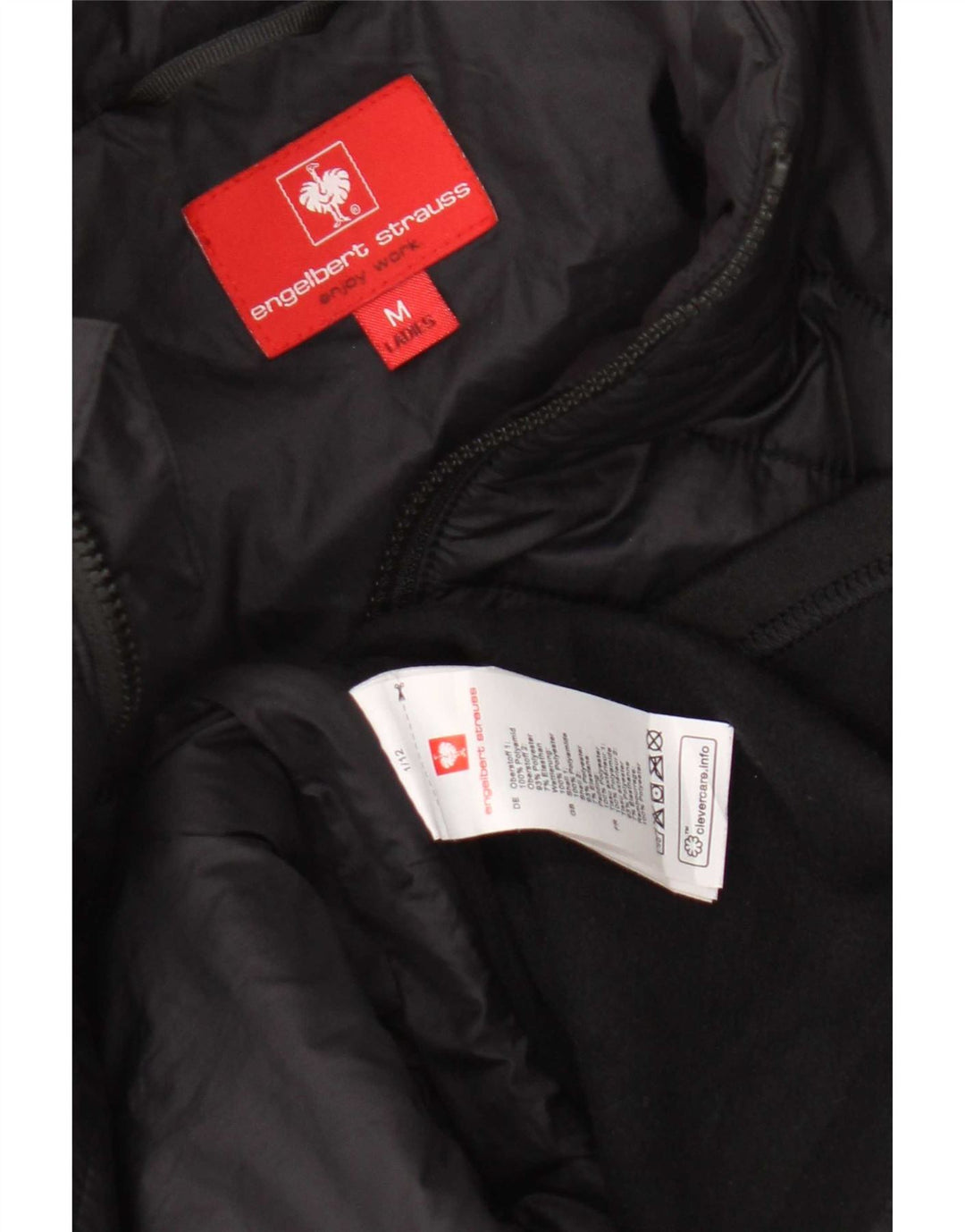 Jaqueta acolchoada feminina Engelbert Strauss UK 14 Medium Black Colourblock