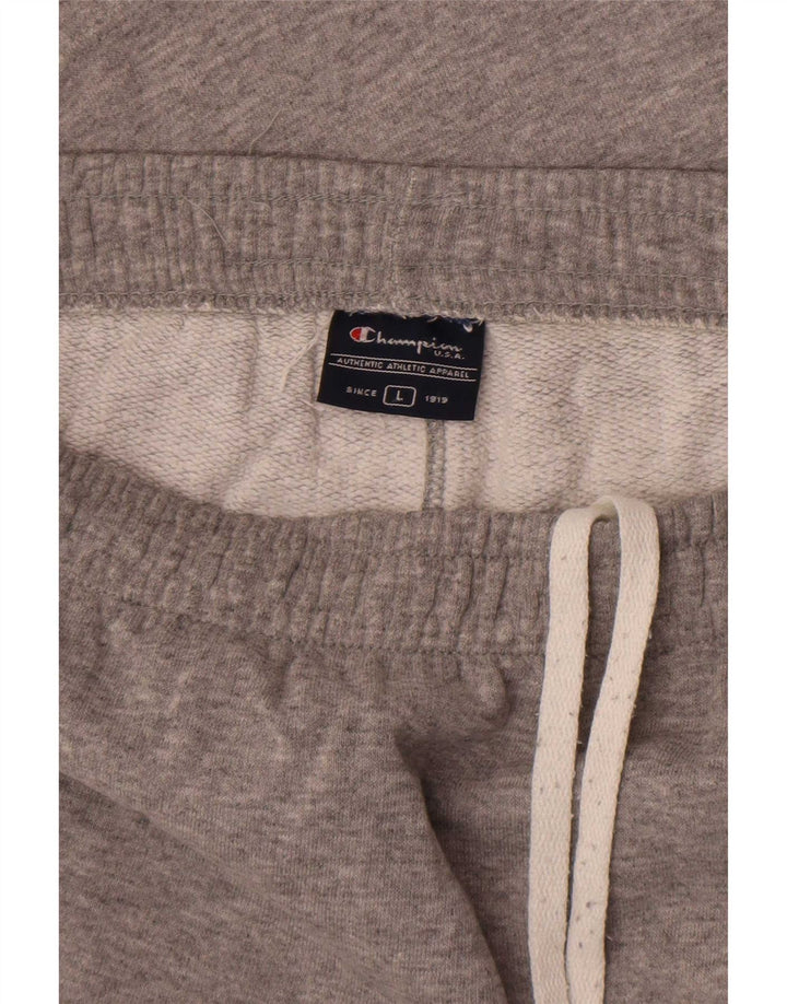 Calça de treino masculina Champion grande cinza