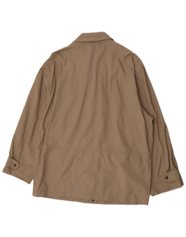 Jaqueta utilitária masculina do projeto europeu UK 40 grande bege
