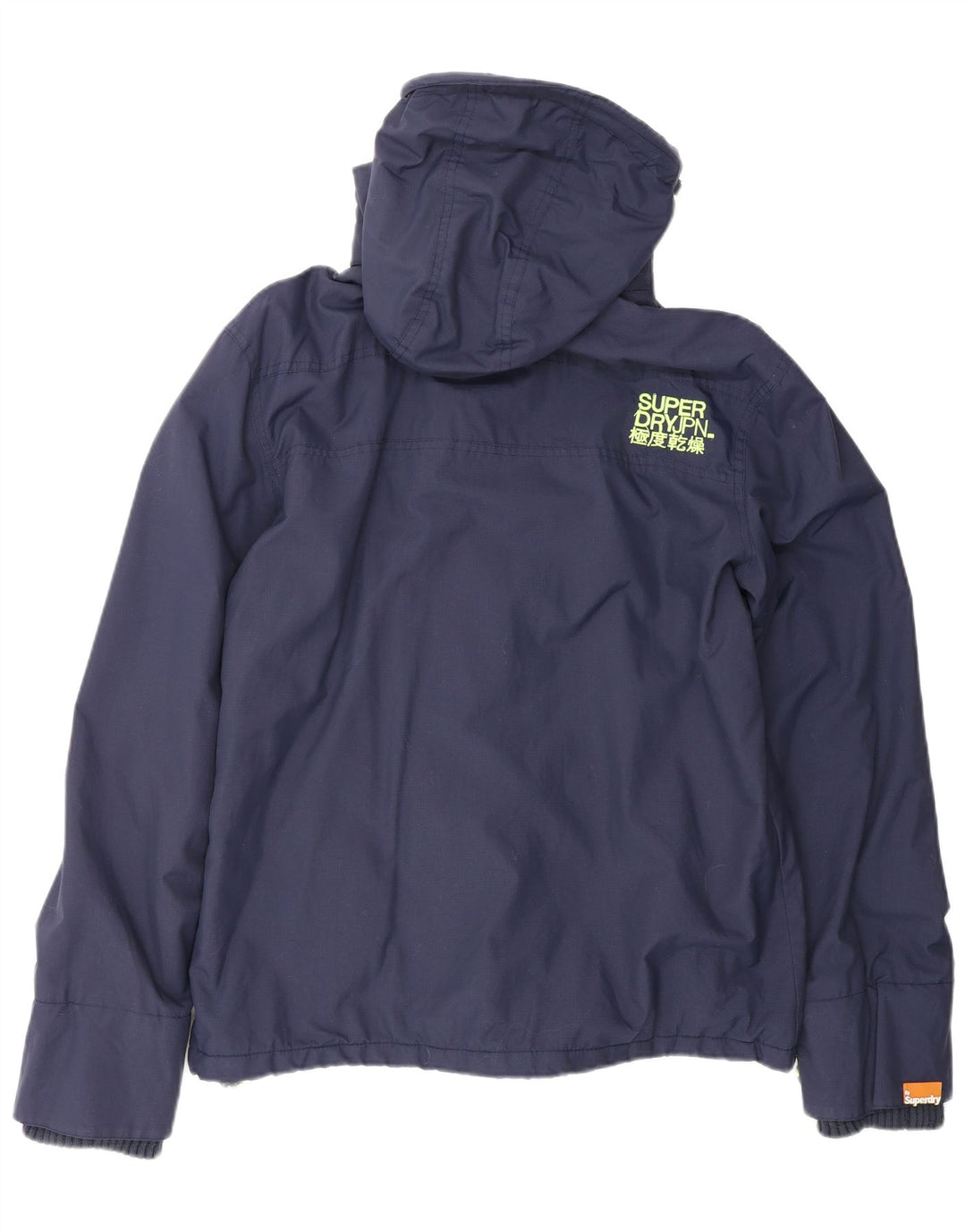 Jaqueta de chuva masculina SUPERDRY The Windcheater com capuz UK 42 XL azul marinho nylon