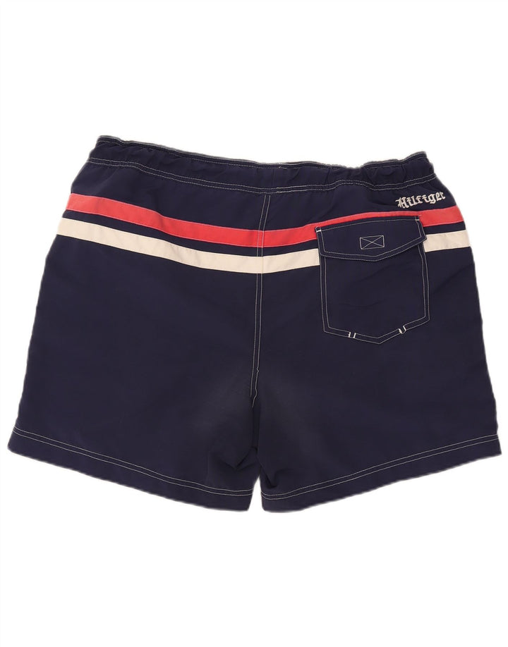 Shorts de natação masculino TOMMY HILFIGER XL azul marinho nylon