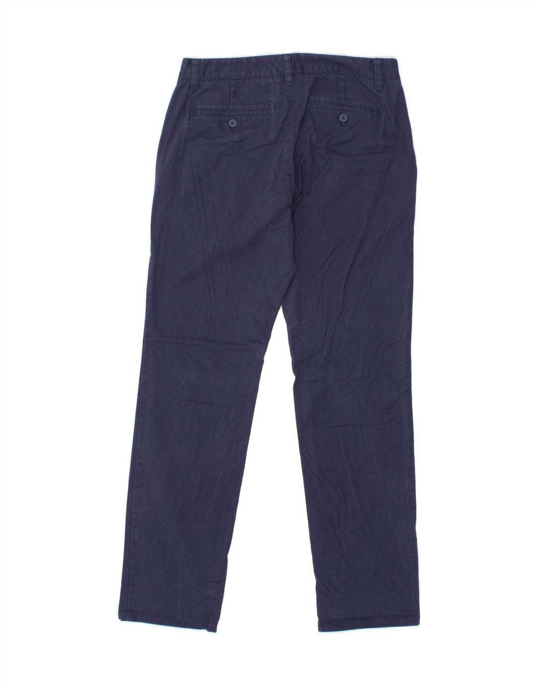 BONOBOS Mens Straight Chino Trousers W31 L32  Navy Blue Cotton Vintage BONOBOS and Second-Hand BONOBOS from Messina Hembry 