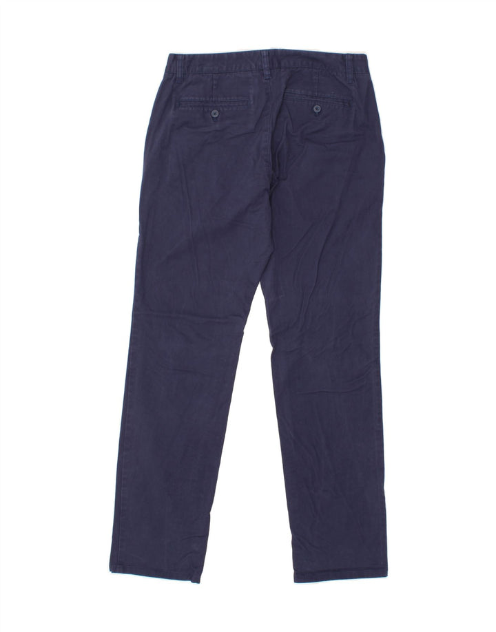 BONOBOS Mens Straight Chino Trousers W31 L32  Navy Blue Cotton Vintage BONOBOS and Second-Hand BONOBOS from Messina Hembry 