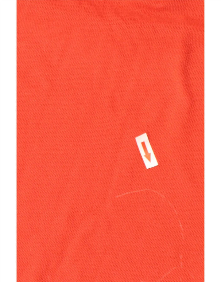 Camisa polo masculina Sun68 de ajuste regular médio algodão vermelho