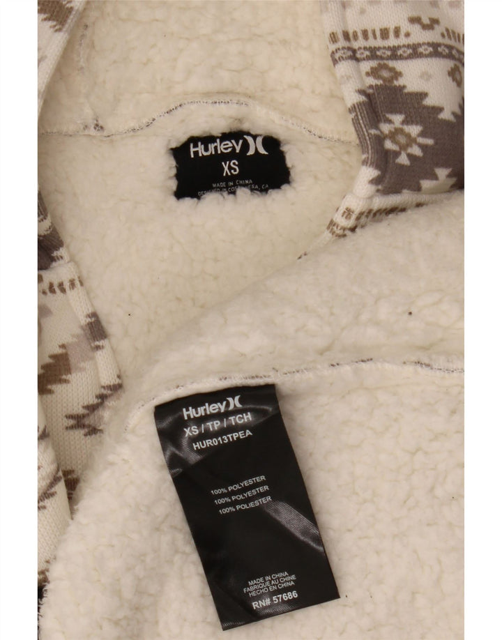 Jaqueta Hurley Feminina Oversized Duffle UK 6 XS Cinza Argyle/Diamond Aztec