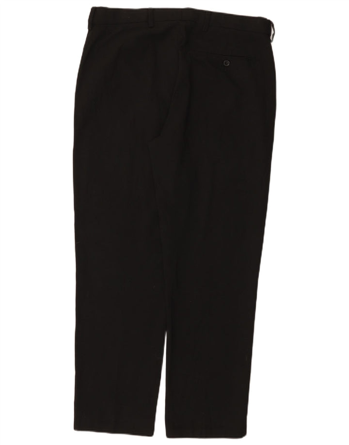 Calça chino masculina MARKS & SPENCER regular fit W34 L28 preta