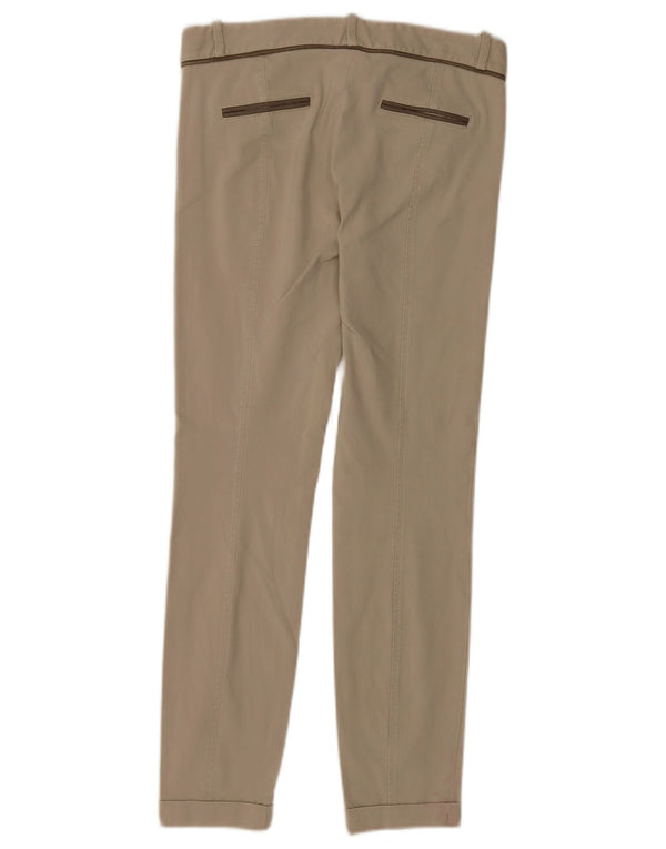 Calça feminina casual skinny Massimo Dutti UE 38 pequena W28 L27 bege