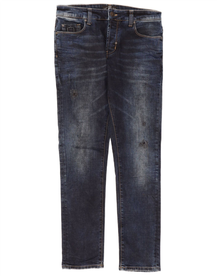 883 Police Mens Jeans Slim W32 L31 Azul