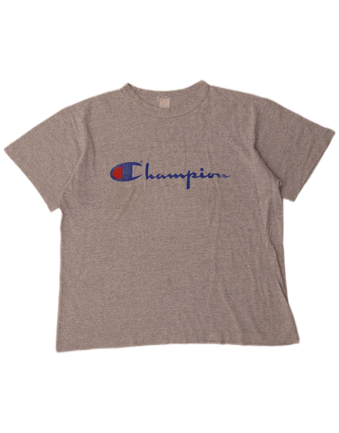Camiseta gráfica masculina Champion grande acrílico cinza