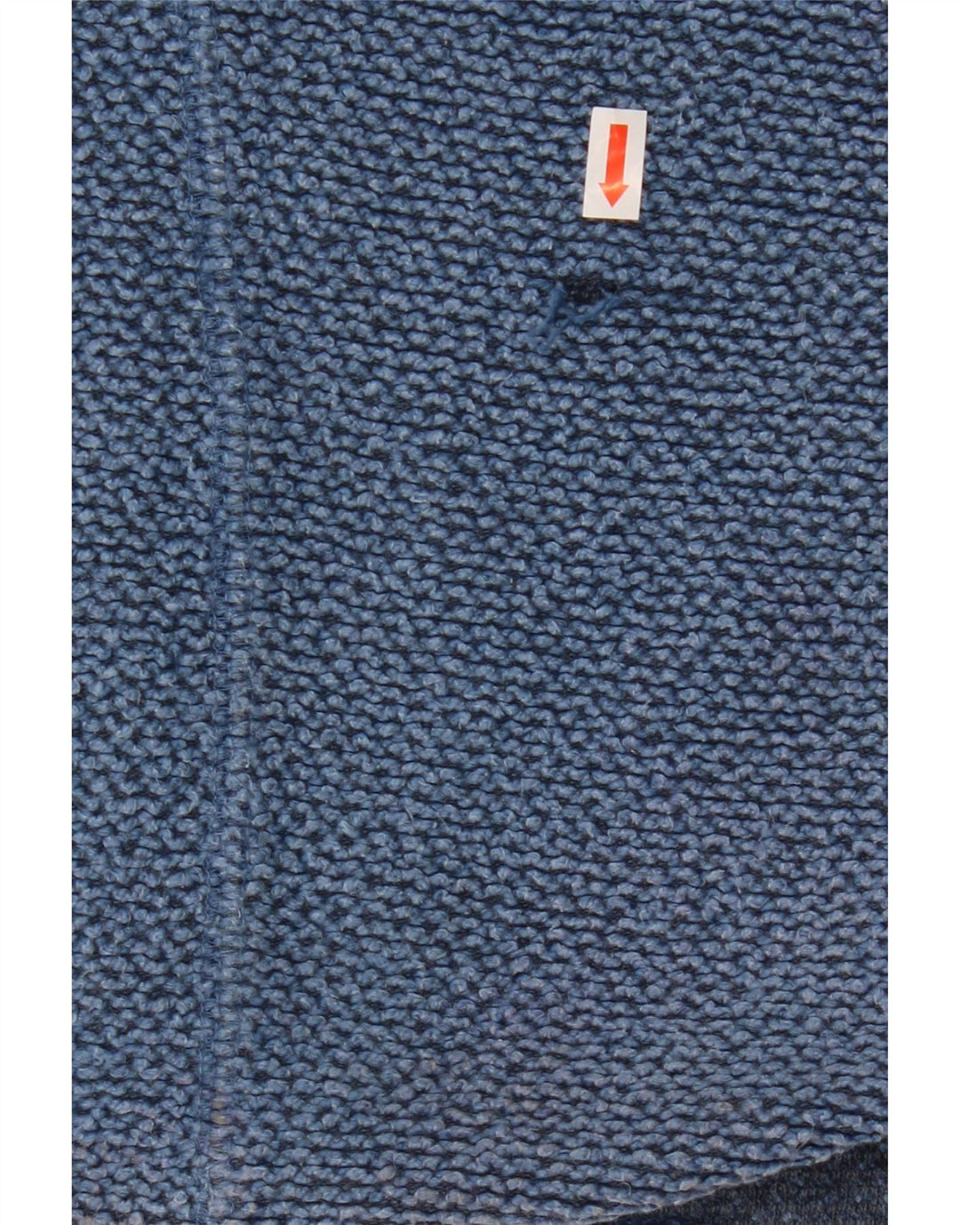 WEIRD FISH moletom feminino jumper UK 14 algodão azul médio