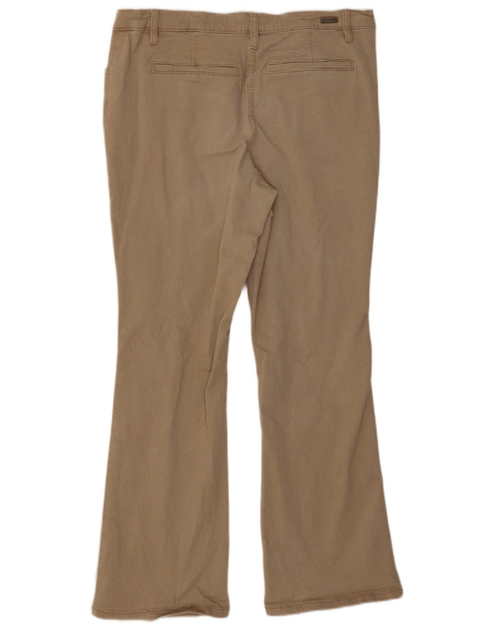 Calça casual feminina BKE Bootcut W33 L31 algodão bege