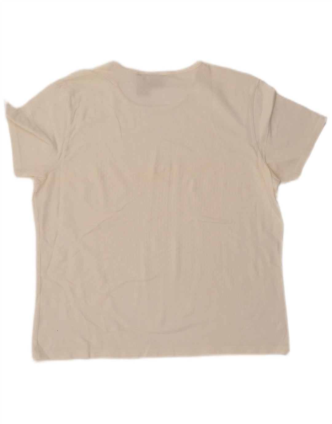 Camiseta feminina IZOD UK 18 XL algodão branco