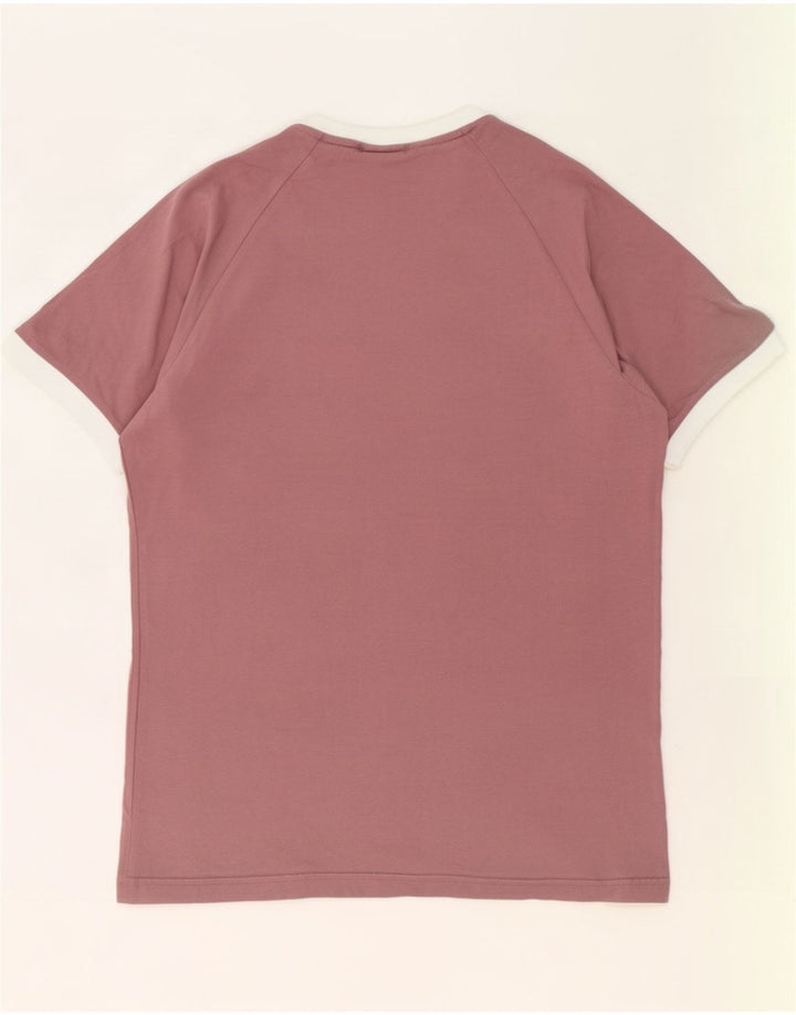 Adidas Mens Camiseta Top Médio Algodão Roxo
