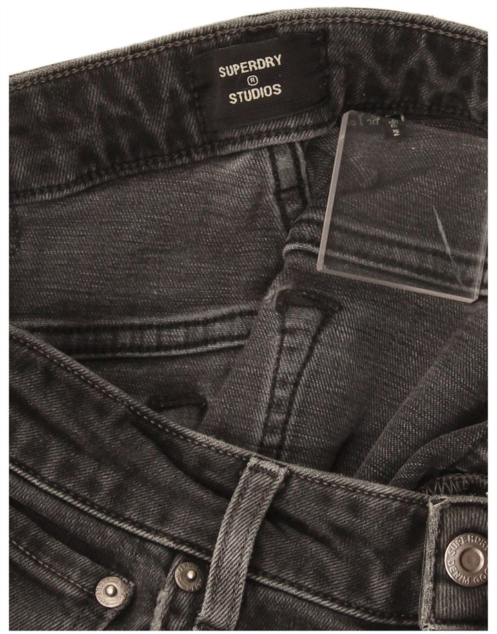 Calça jeans skinny feminina SUPERDRY W30 L30 cinza