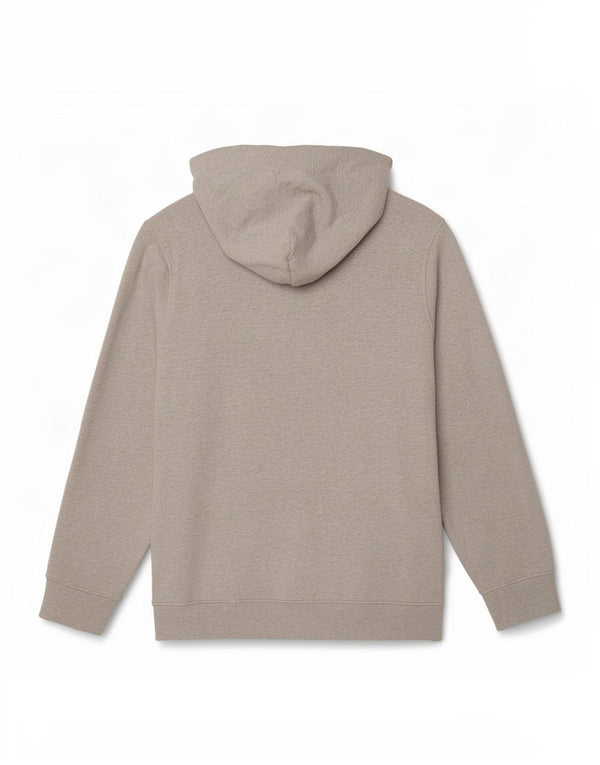 Suéter com capuz oversized feminino Levi's UK 18 XL algodão manchado cinza