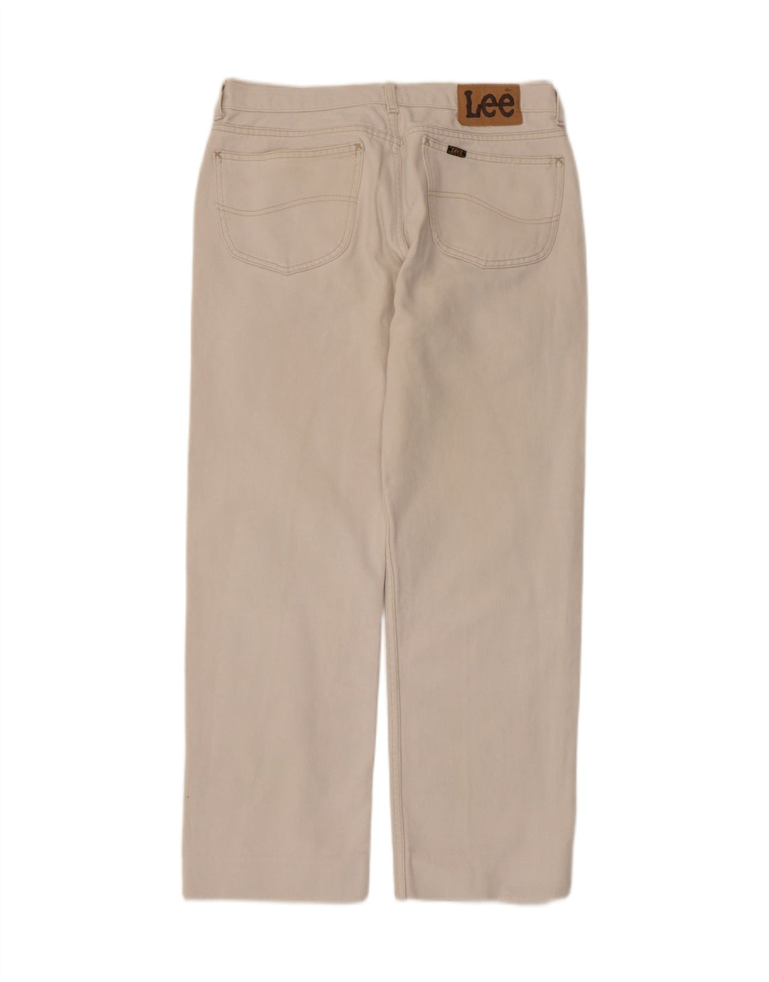 Jeans retos masculinos LEE W36 L29 algodão bege