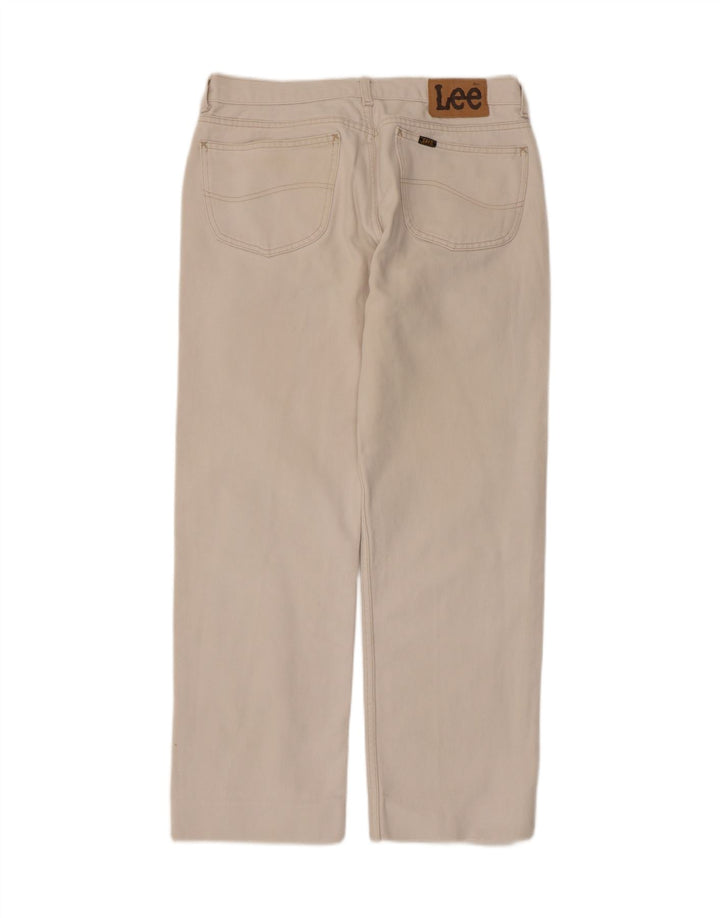 Jeans retos masculinos LEE W36 L29 algodão bege