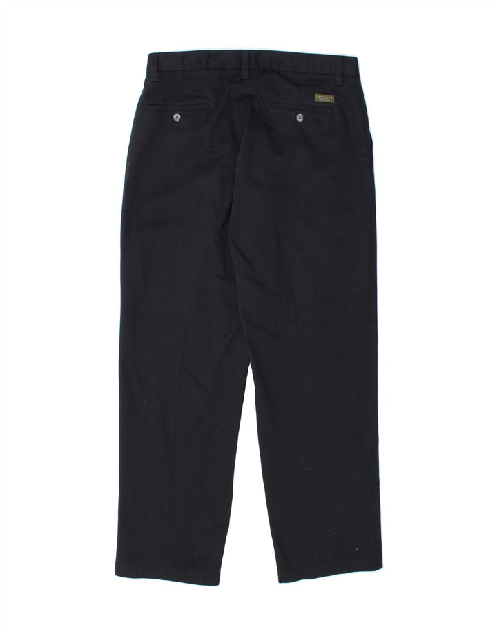 LEE Womens Straight Chino Trousers W33 L30 Navy Blue Cotton Vintage Lee and Second-Hand Lee from Messina Hembry 