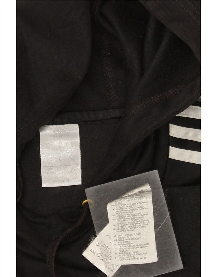 Adidas Mens Hoodie Jumper XL Preto Colorblock Poliéster