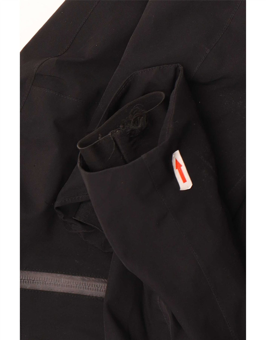 Jaqueta de chuva masculina com capuz Timberland UK 36 poliéster preto pequeno