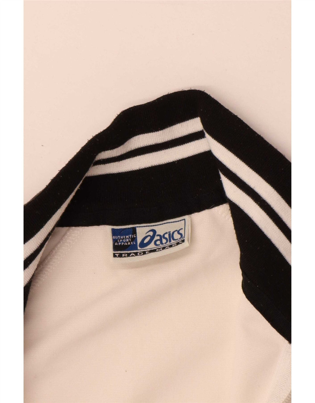 Asics Mens Tracksuit Top Jacket Médio Branco Colourblock Poliéster