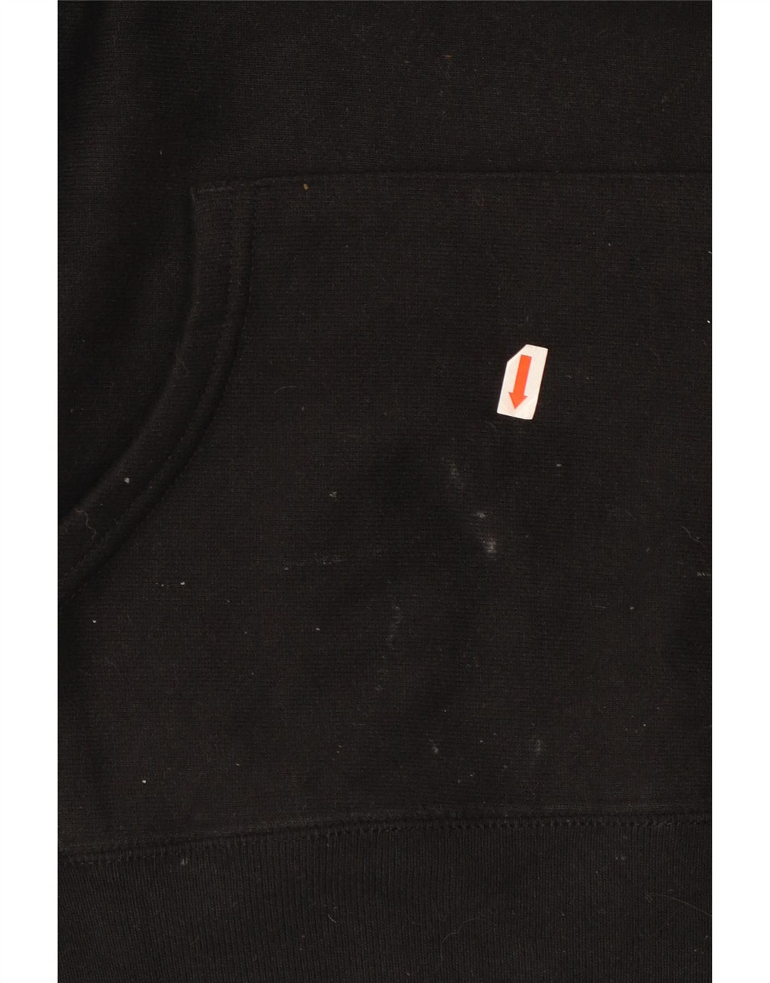 Jumper com capuz feminino Champion UK 14 médio algodão preto