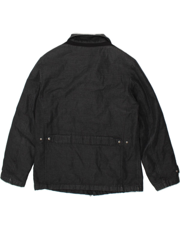 Sobretudo respiratório masculino GEOX UK 44 2XL poliéster cinza