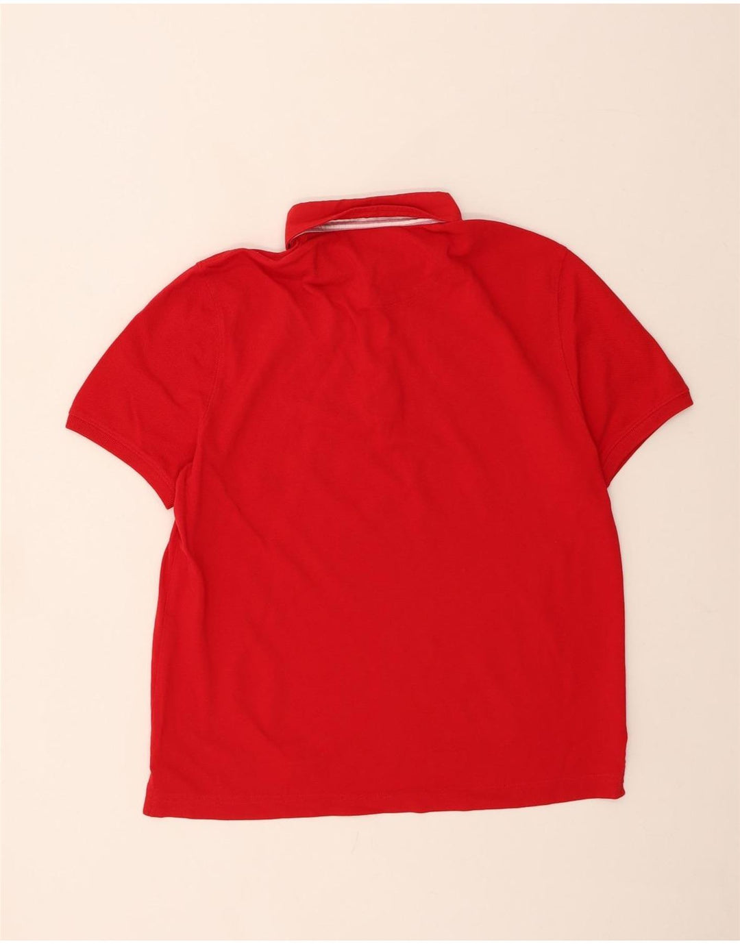 Camisa polo masculina MASSIMO DUTTI XL algodão vermelho