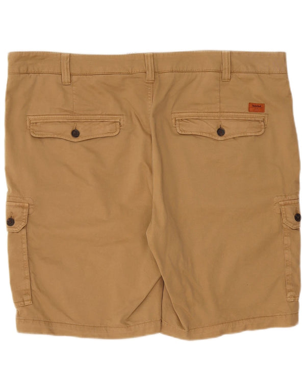 Shorts cargo masculino Timberland W40 XL algodão bege