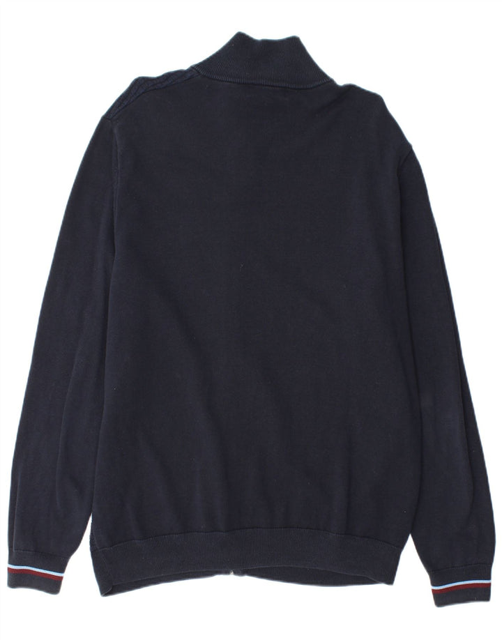 Suéter cardigã masculino Fred Perry XL azul marinho