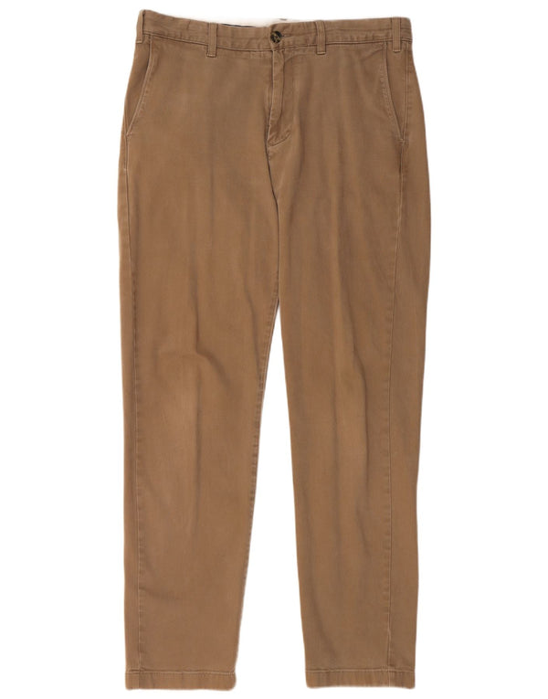 Gant Mens Allister Straight Regular Chino Calças W34 L32 Bege