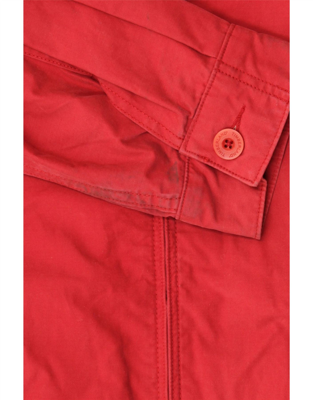 Jaqueta bomber masculina Timberland UK 42 XL algodão vermelho