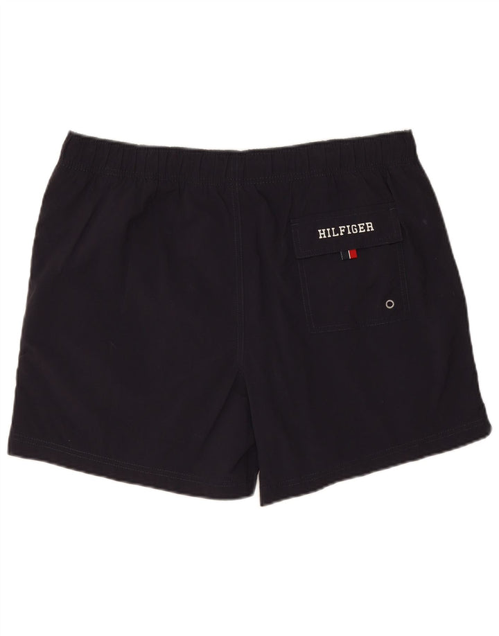 Shorts de natação masculino TOMMY HILFIGER médio azul marinho nylon